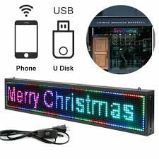 LED rgb Welcome Sign board, Programmable Display, L 4ft. W 1ft